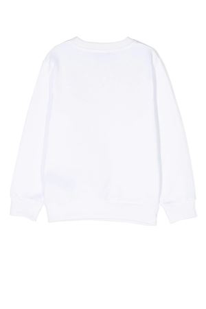 Felpa in cotone bianco BALMAIN PARIS KIDS | BS4P80Z0001100NE